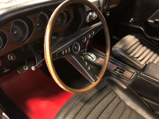 1969 Red Ford Mustang Coupe