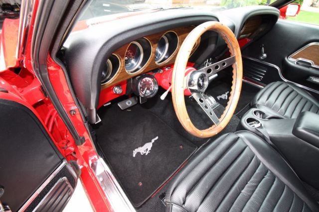 1969 Red Ford Mustang Fastback