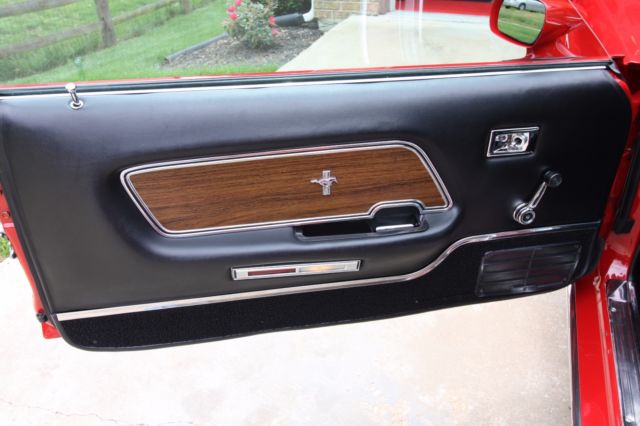 1969 Red Ford Mustang Fastback