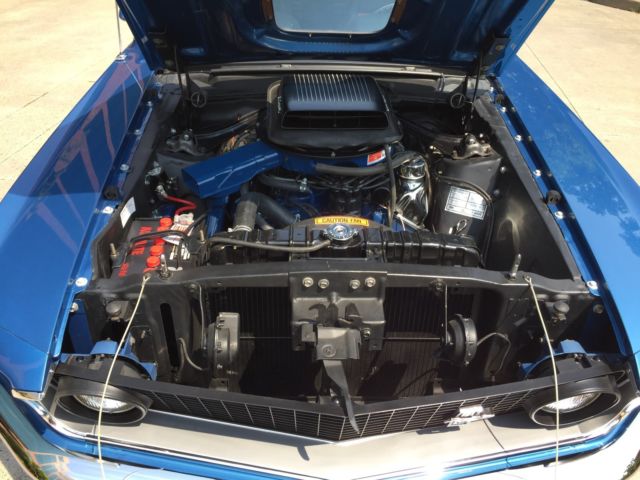 1969 Acapulco Blue Metalic Ford Mustang Fastback