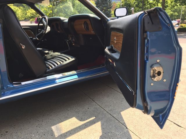 1969 Acapulco Blue Metalic Ford Mustang Fastback