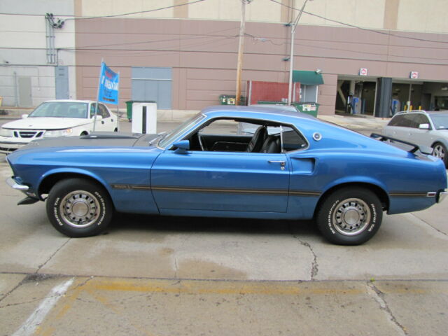 1969 ACAPULCO BLUE Ford Mustang Fastback