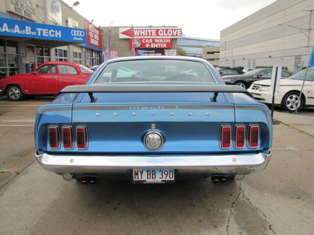 1969 ACAPULCO BLUE Ford Mustang Fastback