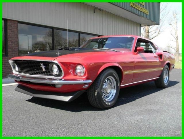 1969 Red Ford Mustang