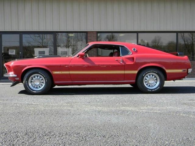 1969 Red Ford Mustang