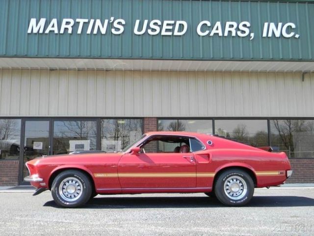 1969 Red Ford Mustang