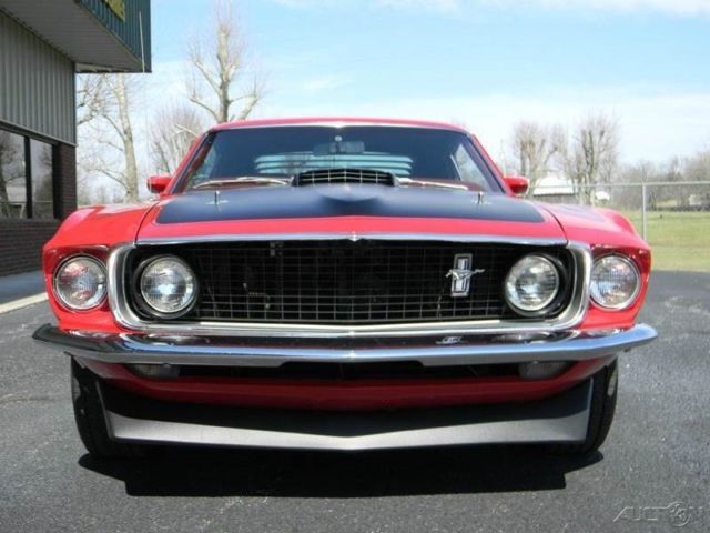 1969 Red Ford Mustang