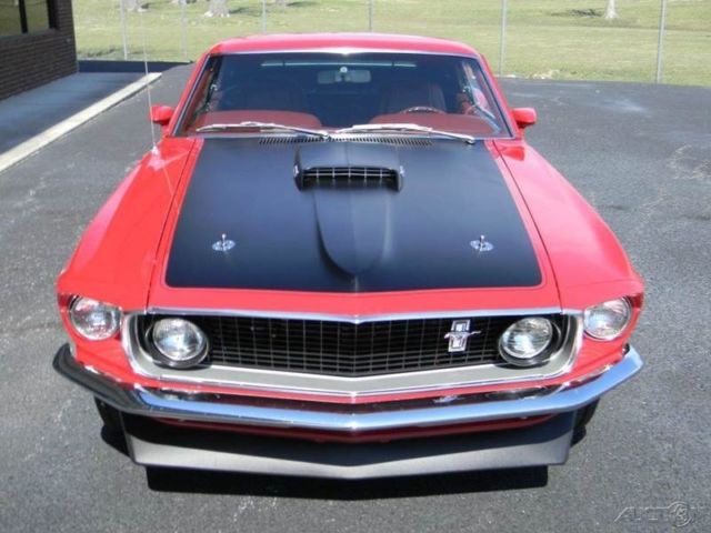 1969 Red Ford Mustang