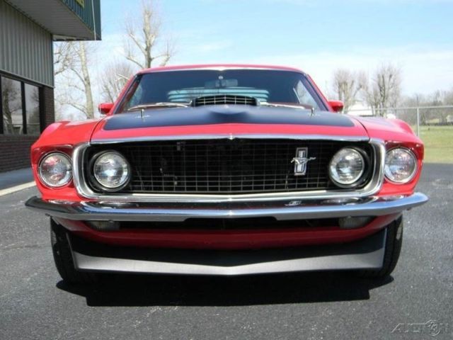 1969 Red Ford Mustang