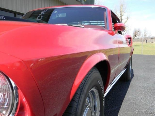1969 Red Ford Mustang