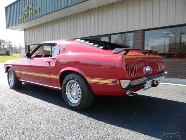 1969 Red Ford Mustang