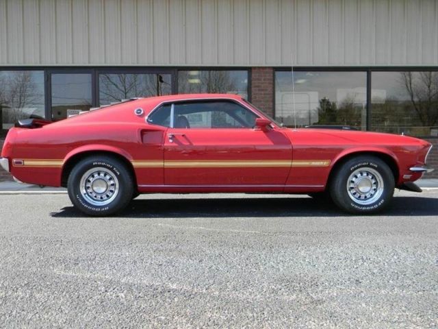 1969 Red Ford Mustang