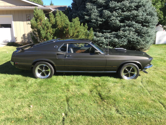 1969 Jade Black Ford Mustang Fastback