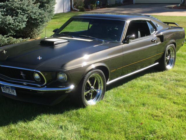 1969 Jade Black Ford Mustang Fastback