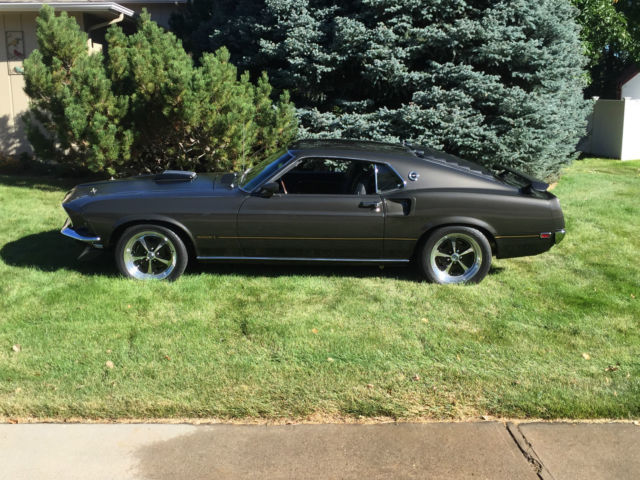 1969 Jade Black Ford Mustang Fastback
