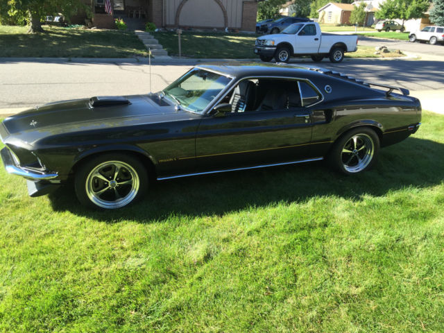 1969 Jade Black Ford Mustang Fastback