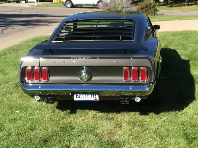 1969 Jade Black Ford Mustang Fastback