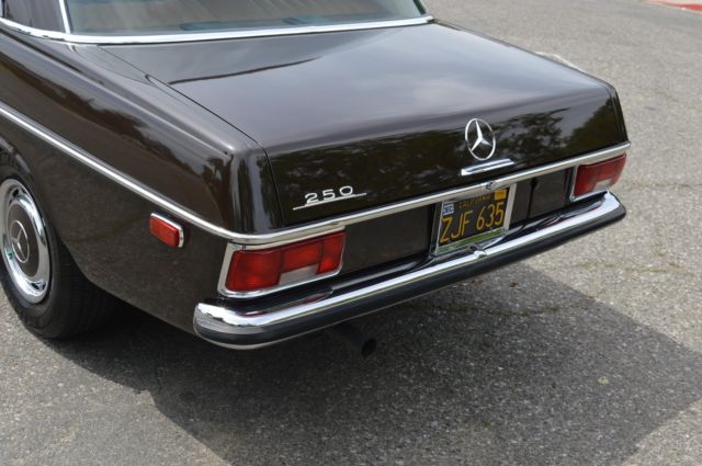 1969 Brown Mercedes-Benz 200-Series Sedan