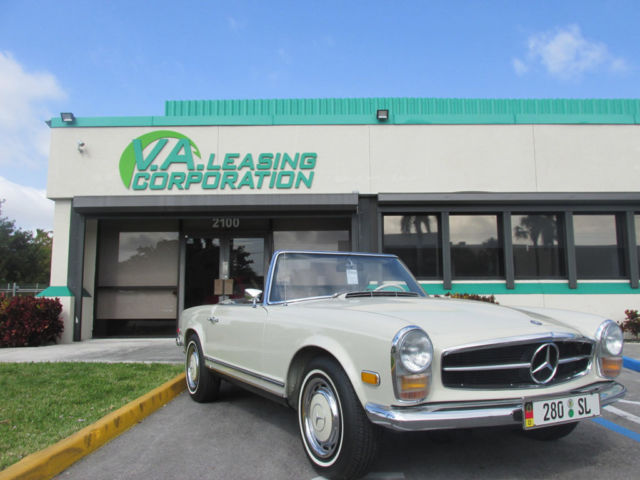 1969 White Mercedes-Benz SL-Class Convertible