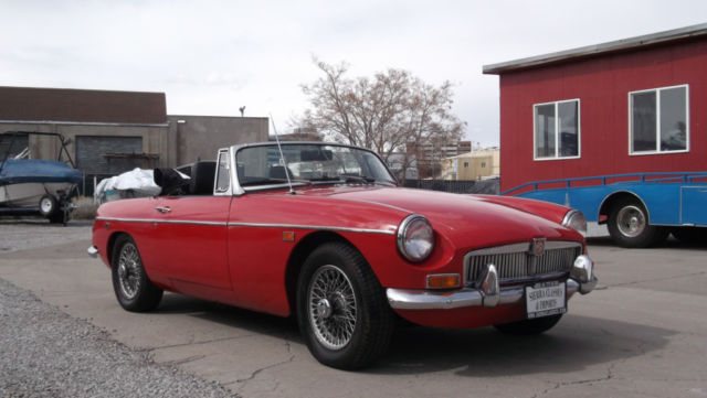 1969 Red MG MGB --