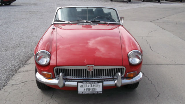 1969 Red MG MGB --