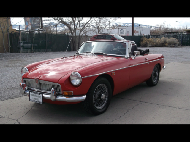 1969 Red MG MGB --