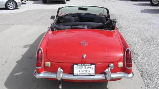 1969 Red MG MGB --