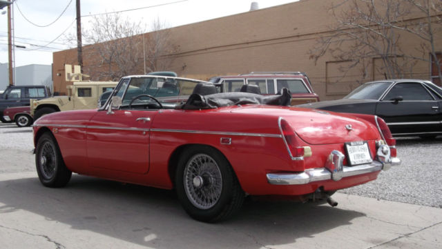 1969 Red MG MGB --