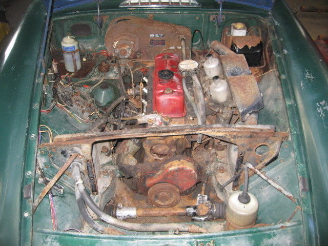 1969 Green MG MGB Coupe