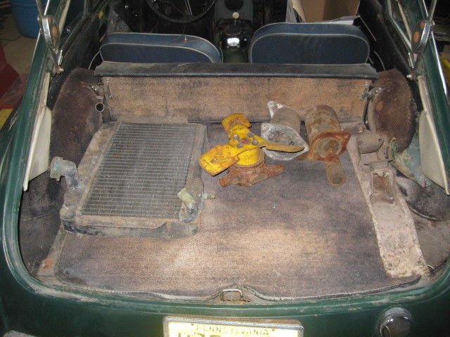 1969 Green MG MGB Coupe