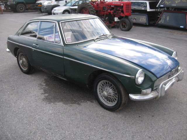 1969 Green MG MGB Coupe