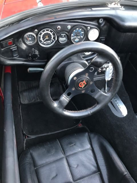 1969 Red MG MGB Convertible