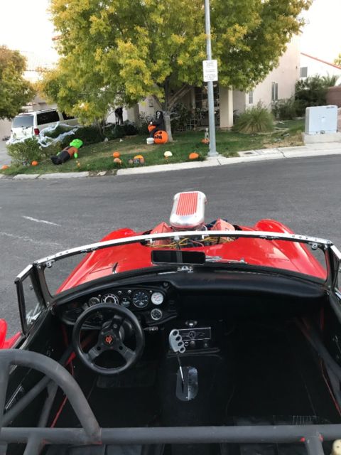 1969 Red MG MGB Convertible