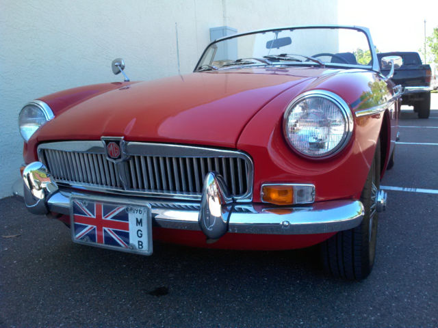 1969 Red MG MGB U/K