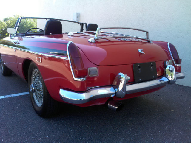 1969 Red MG MGB U/K