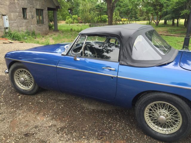 1969 Blue MG MGB U/K