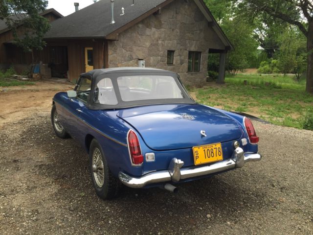 1969 Blue MG MGB U/K