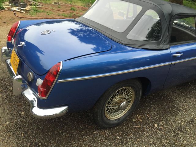 1969 Blue MG MGB U/K