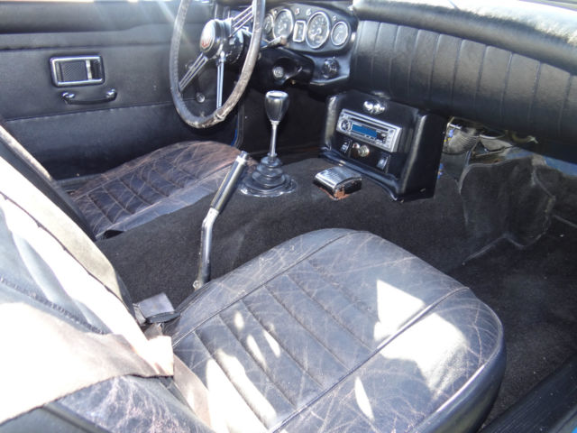 1969 Blue MG MGB Convertible