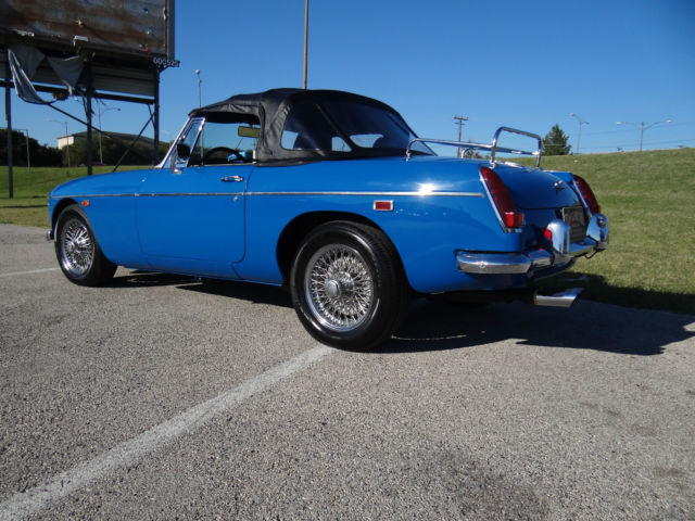 1969 Blue MG MGB Convertible