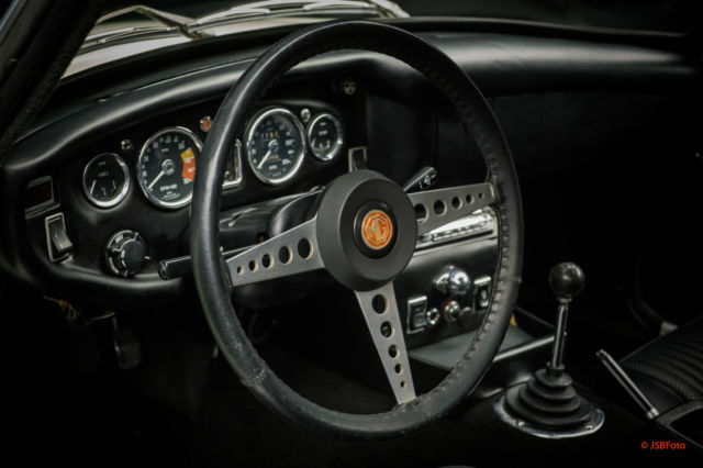 1969 Sea Foam Green MG MGB Cpoupe