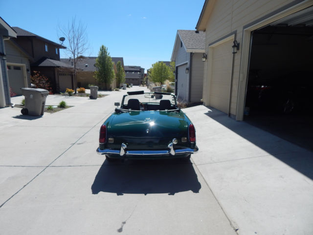 1969 Green MG MGB