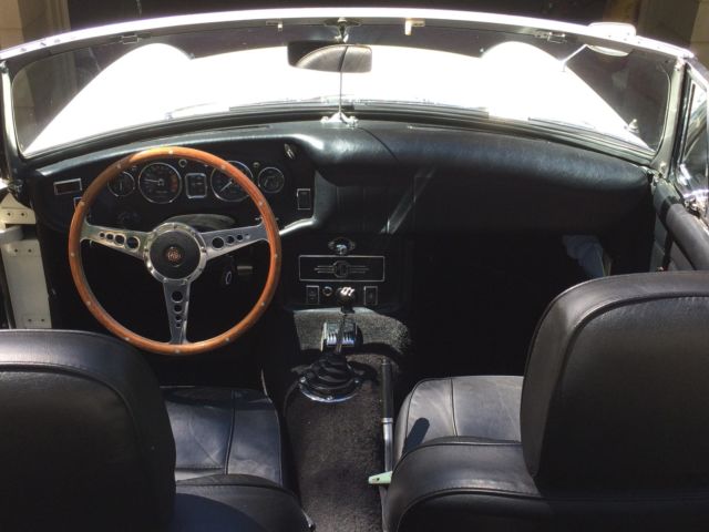 1969 Black MG MGB Convertible