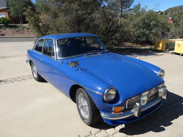 1969 Blue MG MGB Hatchback