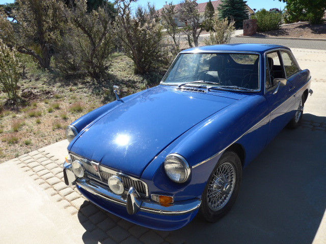 1969 Blue MG MGB Hatchback