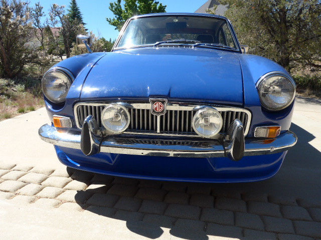 1969 Blue MG MGB Hatchback
