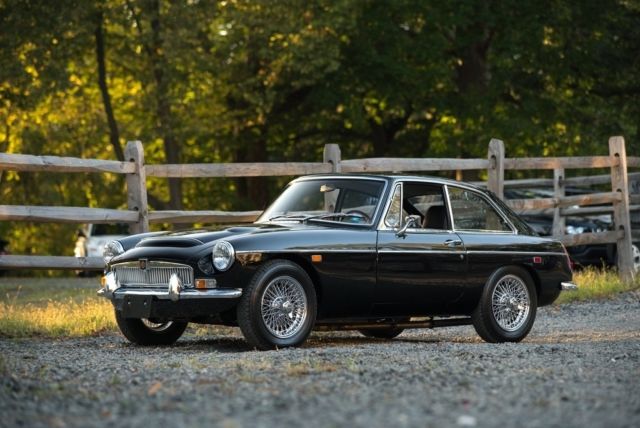 1969 Black MG MGB Coupe