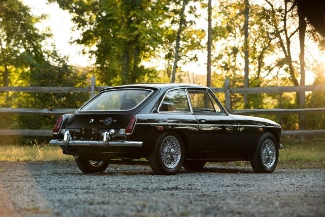1969 Black MG MGB Coupe