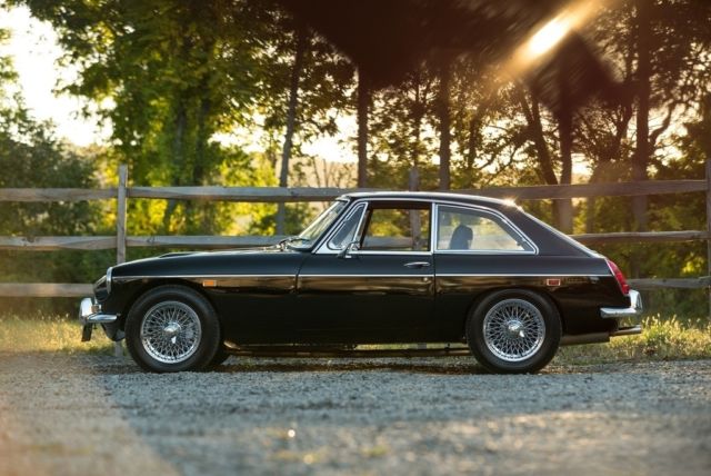 1969 Black MG MGB Coupe