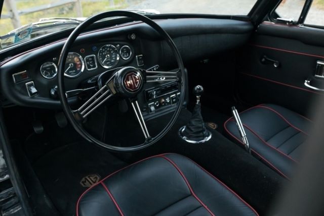 1969 Black MG MGB Coupe